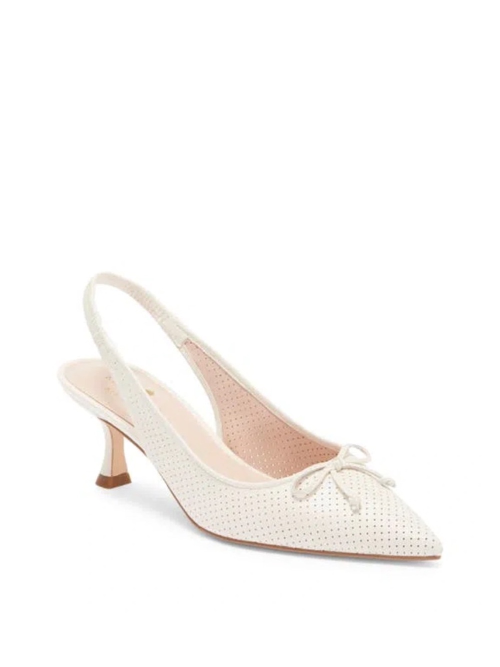 New Kate Spade Trisha Slingback Sandal In Parchment Sz 9